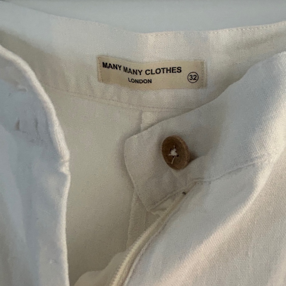 linen trousers